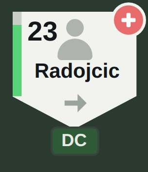 Token, injured player